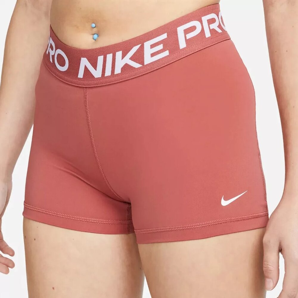 Nike Pro Women's 3" Dri-FIT Training Shorts Canyon Rust CZ9857